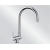 Bateria Blanco CORESSA-F podokienna chrom 521 544 dźwignia po lewej